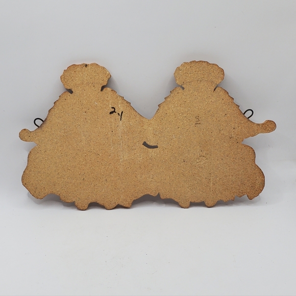 ST. ANDREW'S ABBEY Angels WELCOME Sign CERAMIC Art Sign 6"H X 10 3/8"L Plaque - Picture 7 of 10